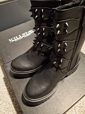 Killstar Gloom Buckle Boots